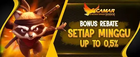 Rebate Slot Hingga 0.5% promotion banner